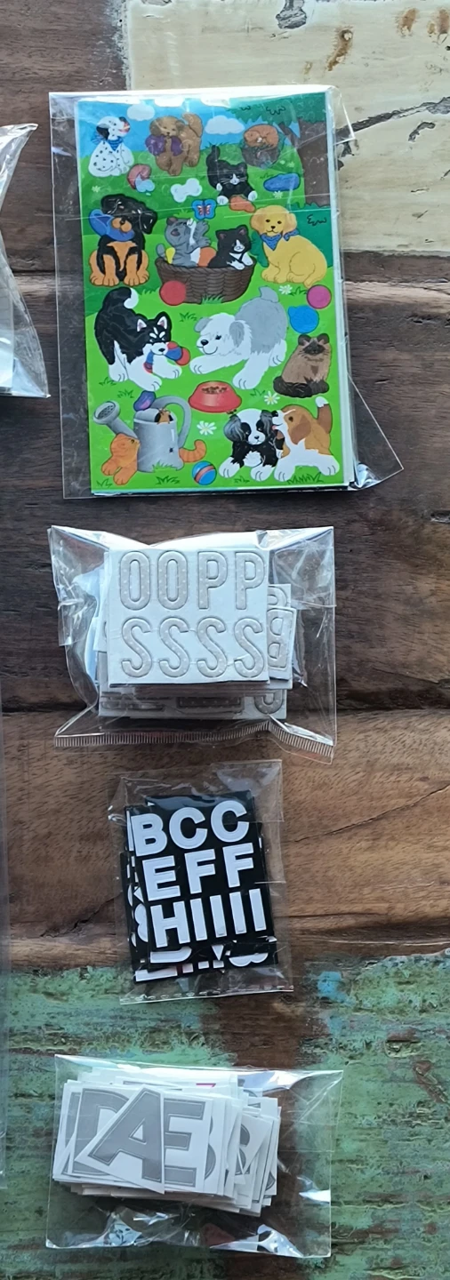 28 Pages of Various Stickers, Letters & Embellishments (Mix) - photo 2