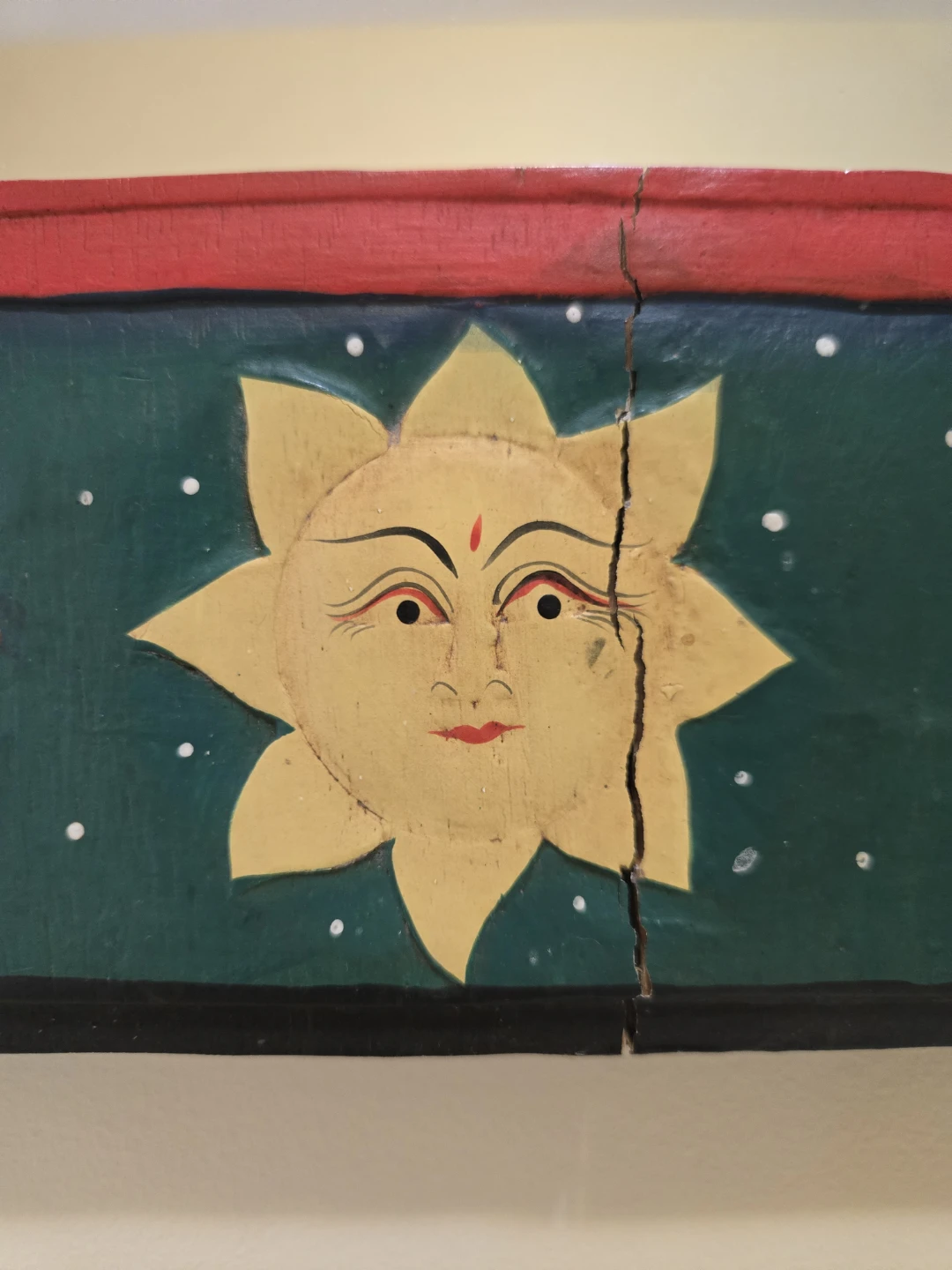 Decorative Framed Sun and Moon Mirror - photo 3