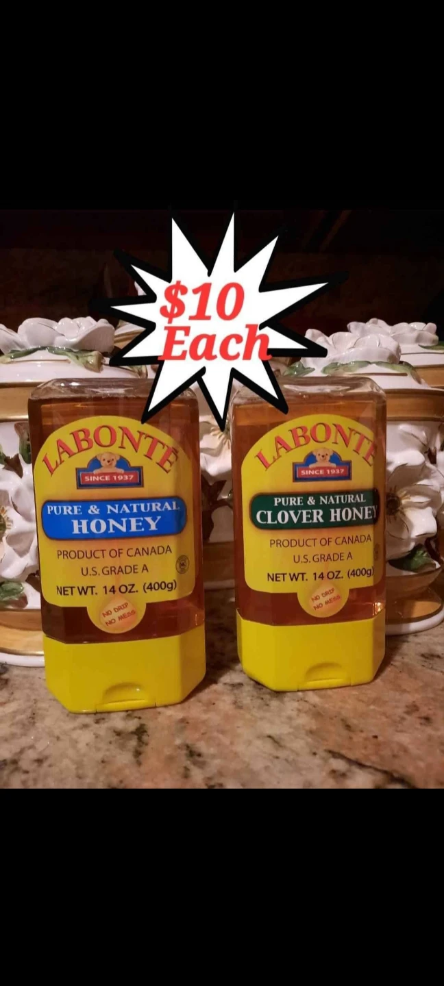 Labonte all natural honey $10 Each