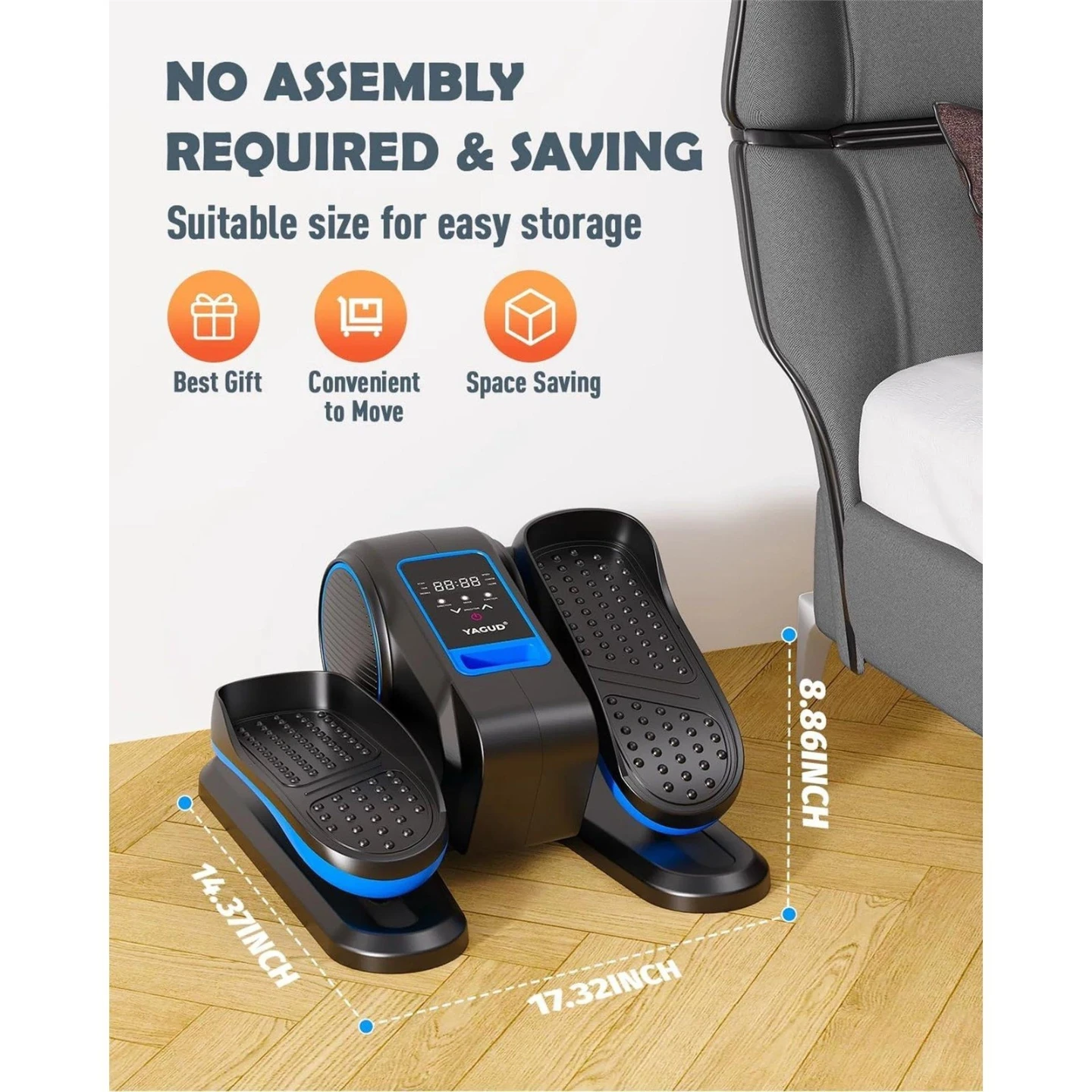 YAGUD Underdesk Elliptical Machine - photo 2