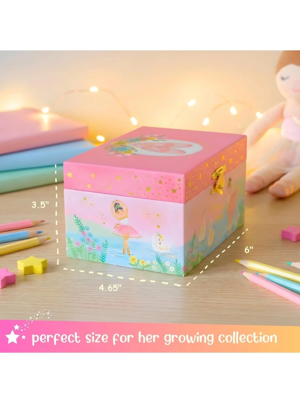 Ballerina Musical Jewelry Box(new) - photo 3