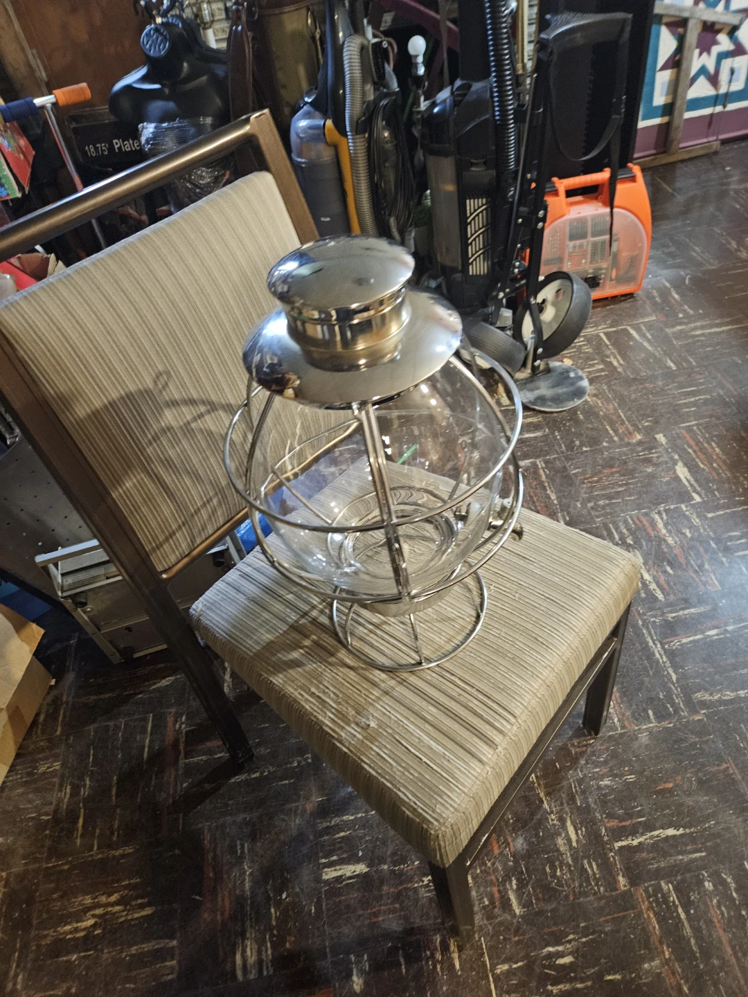 Glass Beverage Dispenser with Metal Stand - photo 3