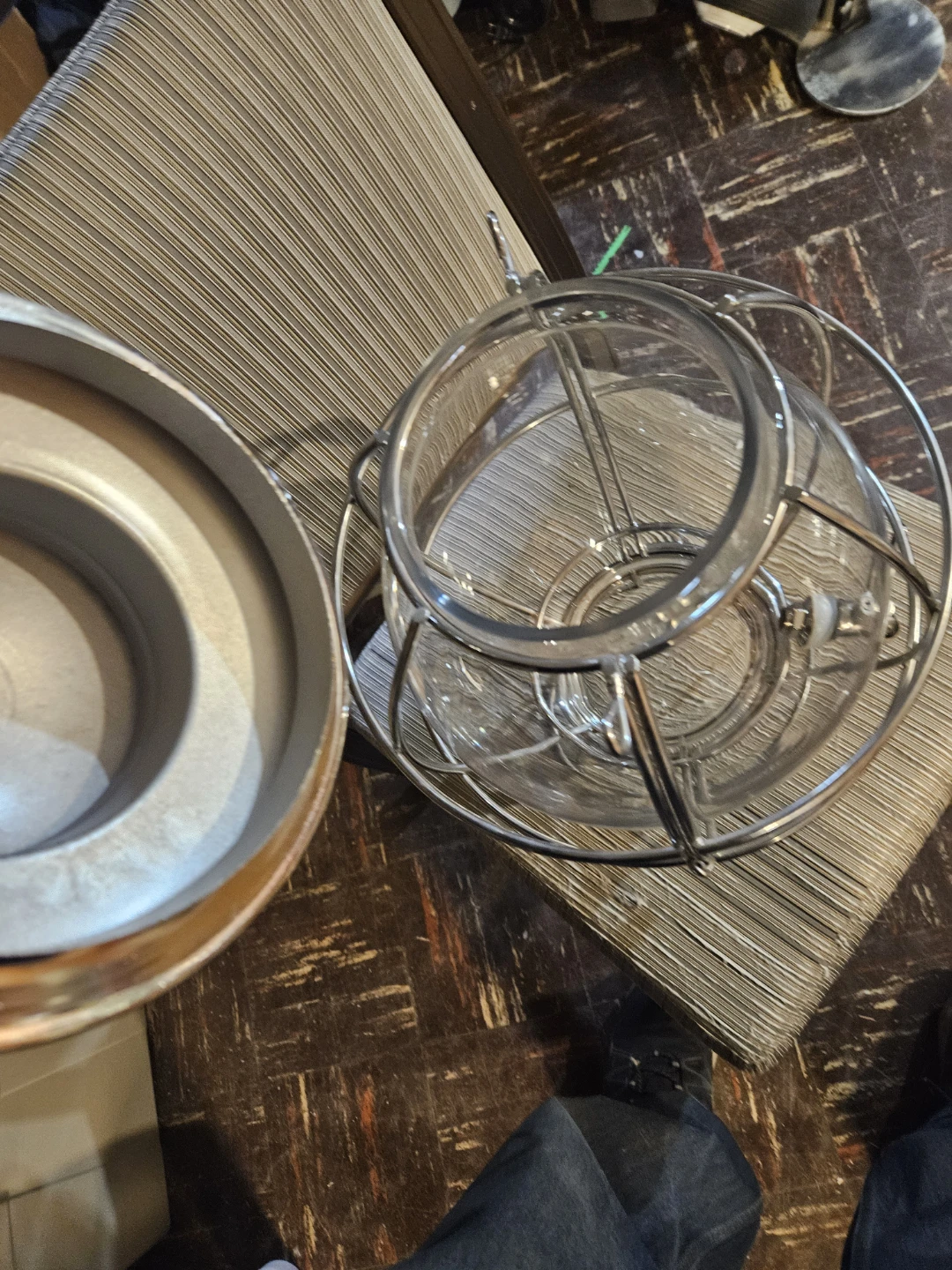 Glass Beverage Dispenser with Metal Stand - photo 4