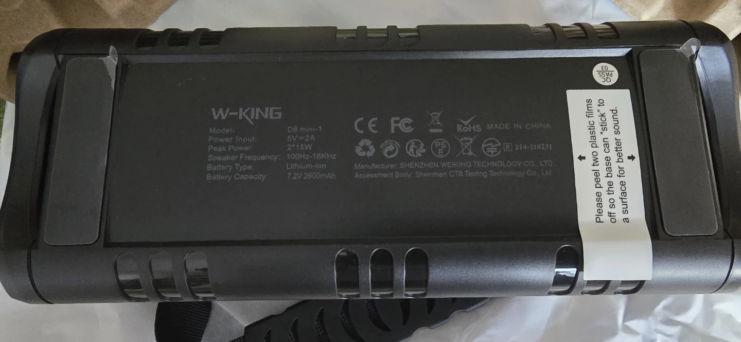 W-KING D8 Mini-1 Portable Bluetooth Speaker - photo 3