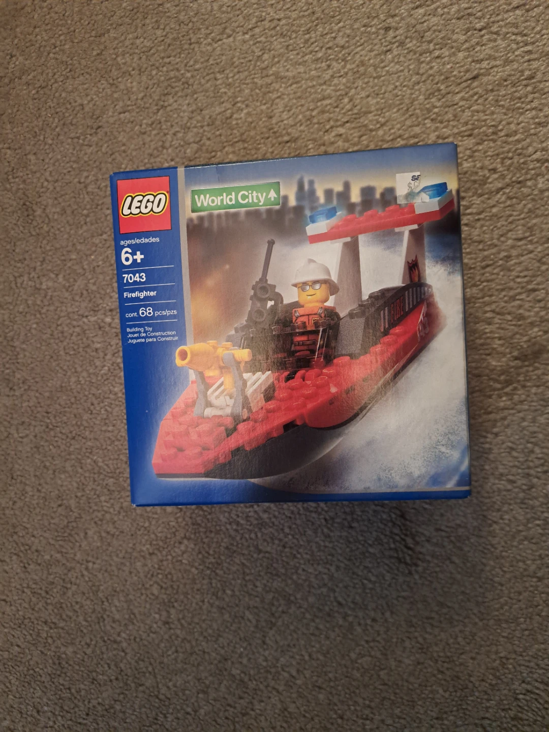 LEGO World City Firefighter Boat Set 7043