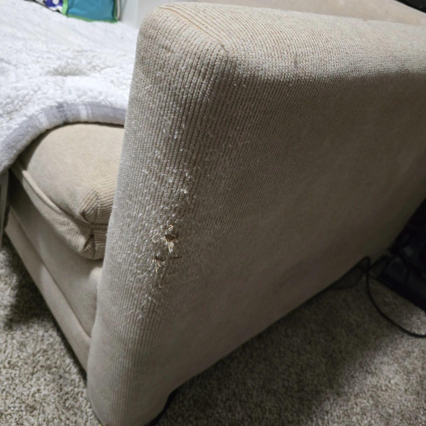 Beige Accent sofa - photo 5