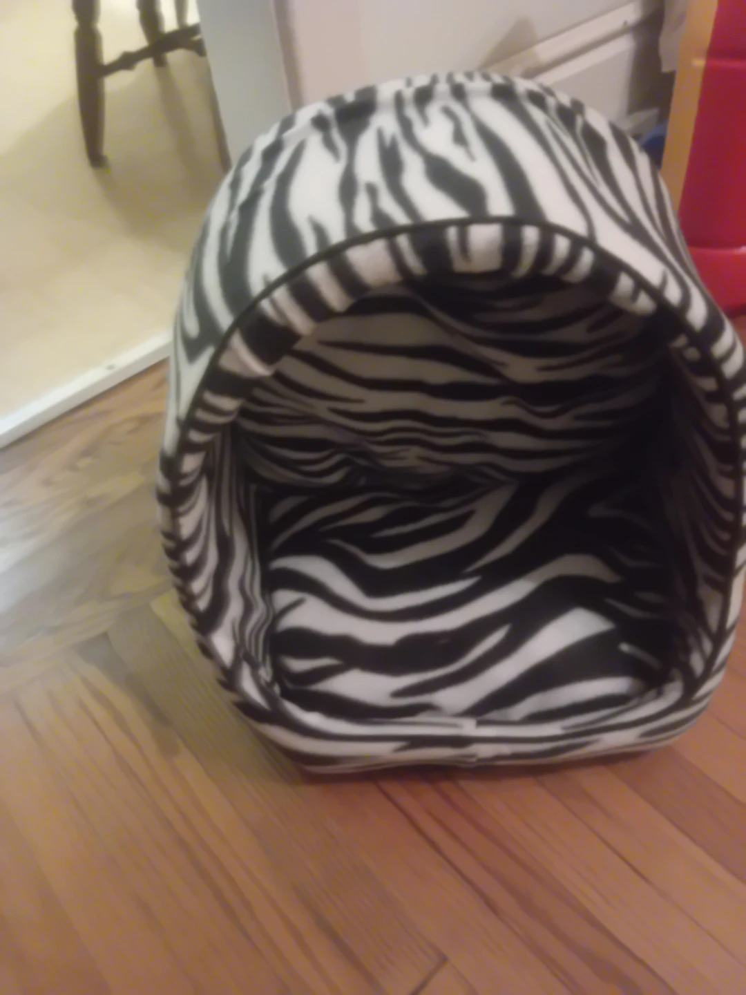 Zebra Print Pet Bed