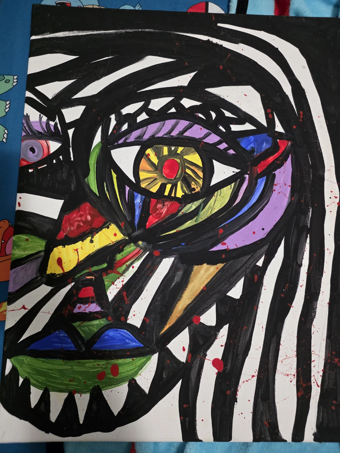 Abstract Eye Painting