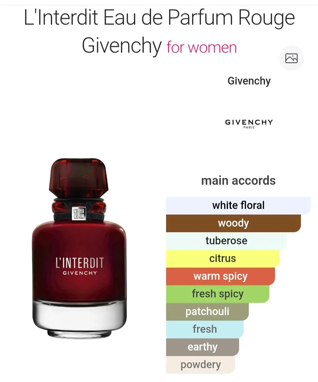 Givenchy L'Interdit Eau de Parfum Rouge Roll-On 20mL - photo 2