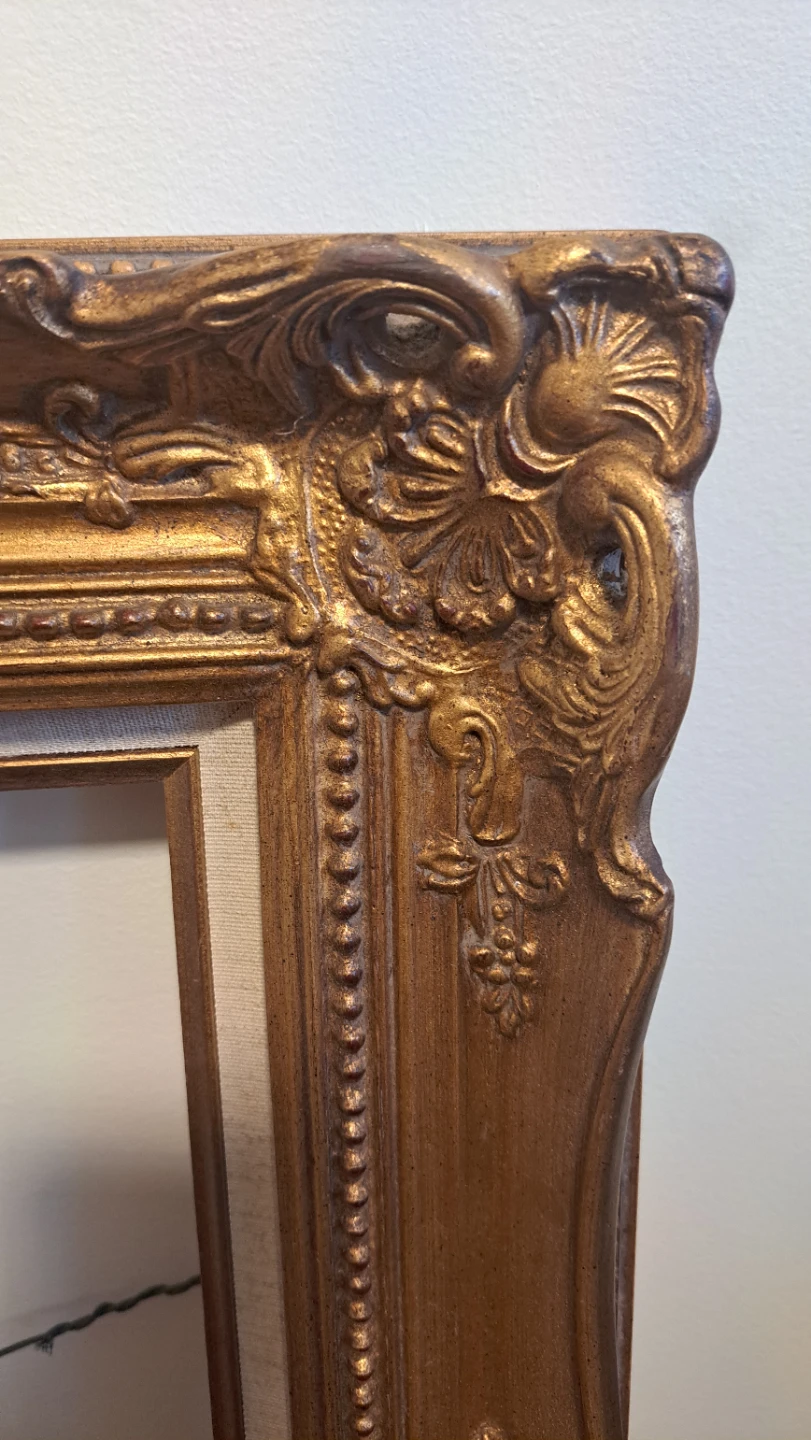 Large Ornate Gold Rococo Style Picture Frame - photo 2