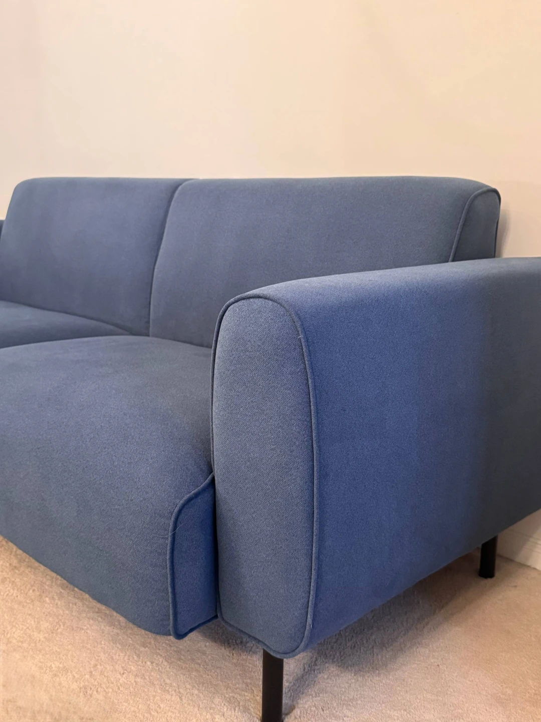 Blue 3-Seater Sofa - photo 3