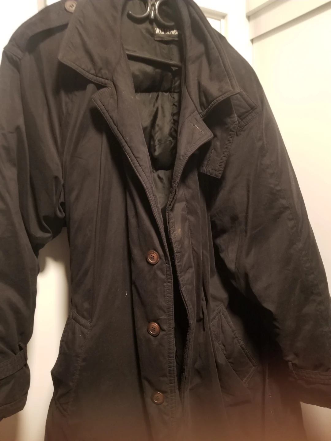 Black trench coat - photo 2