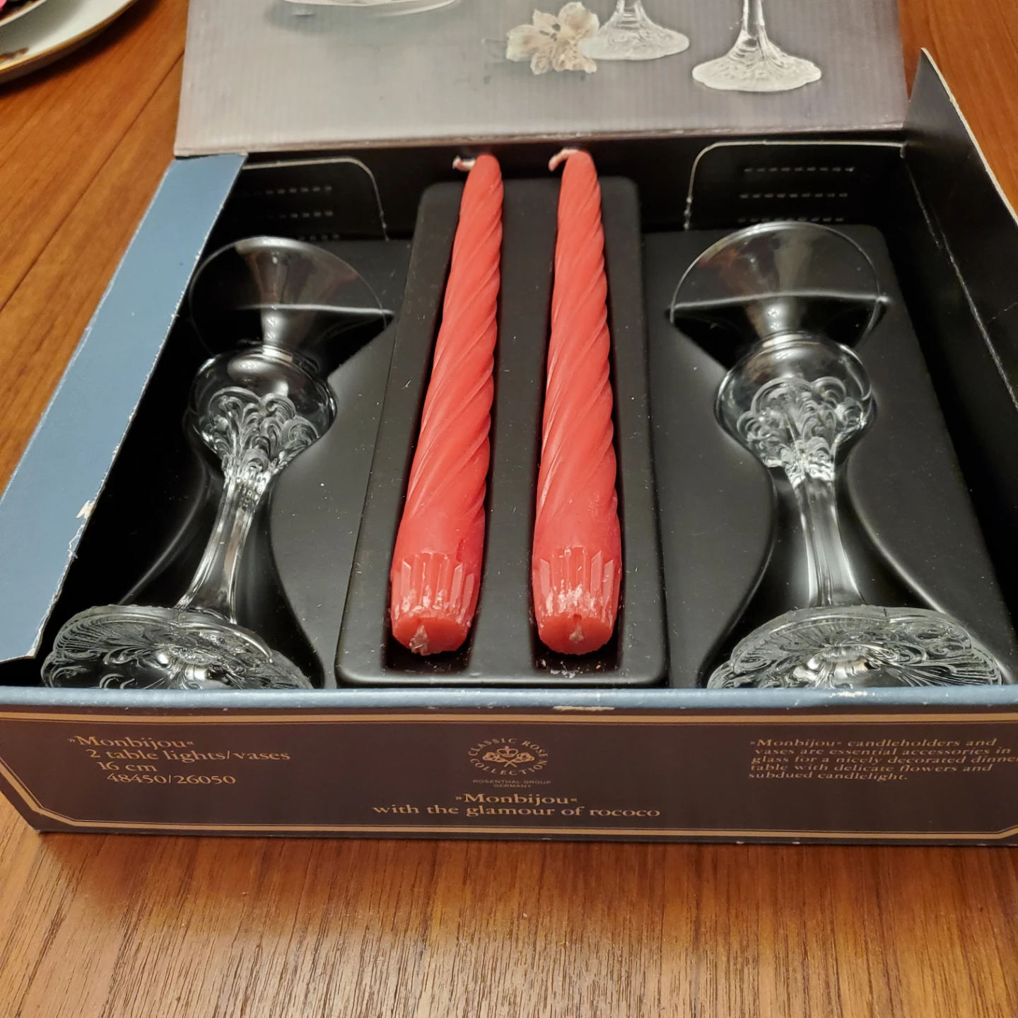 Rosenthal Classic Rose Monbijou Candleholders and Vases Set - photo 3