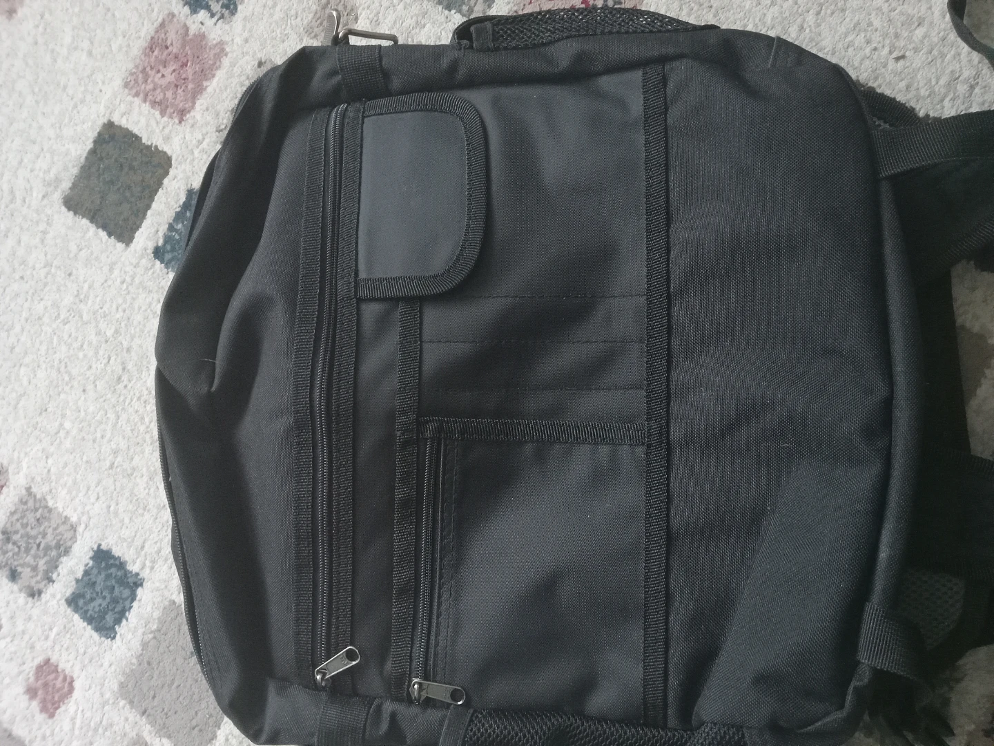 Black Messenger Bag with Dinosaur Logo - photo 3