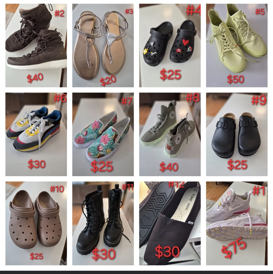 Woman's shoes size 9-10