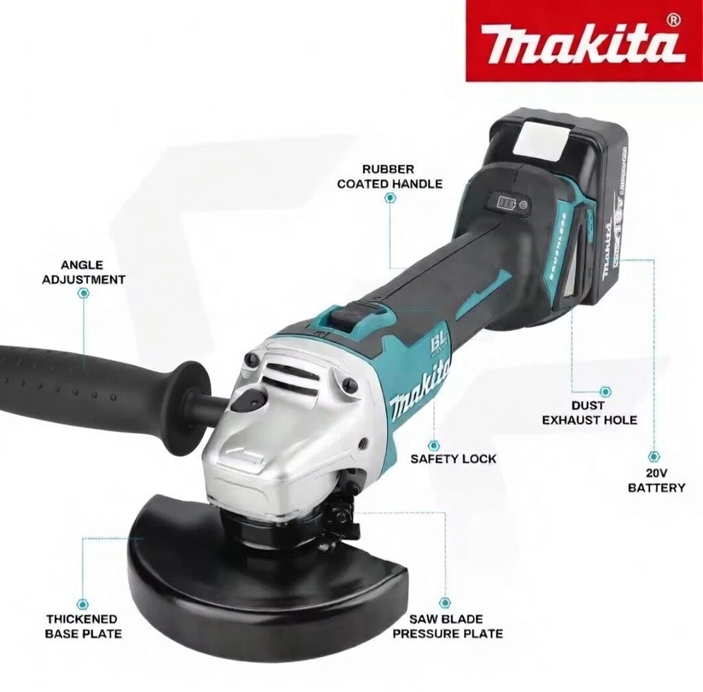 Makita DGA404 18V Brushless Angle Grinder (5") – New