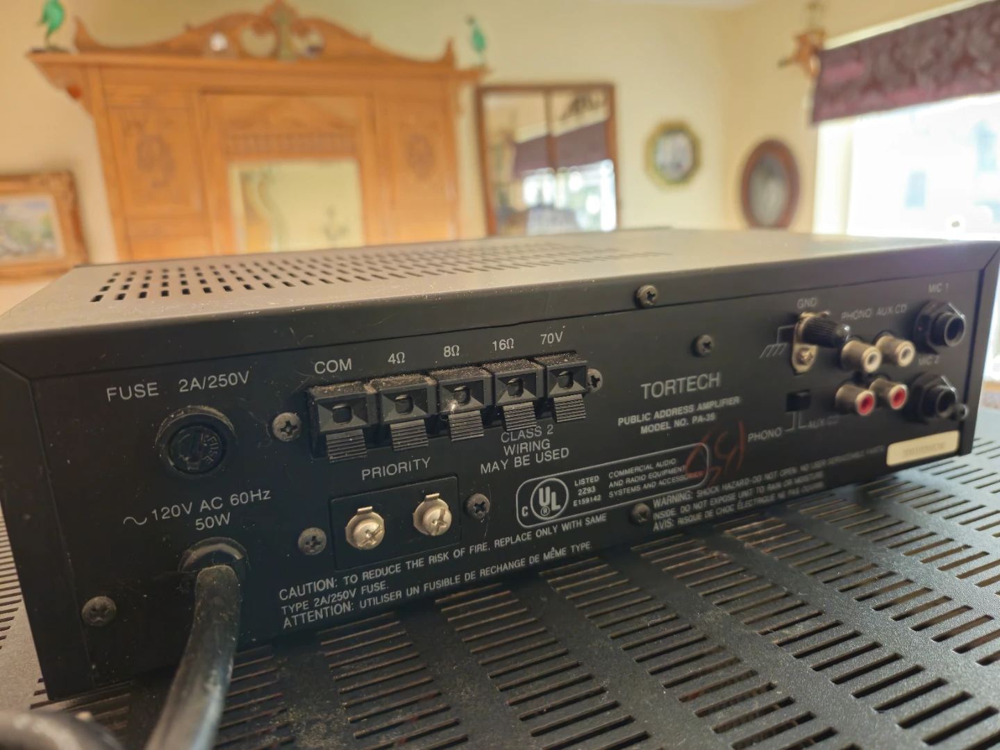 Torteck PA-35 35 Watt Public Address Amplifier - photo 4