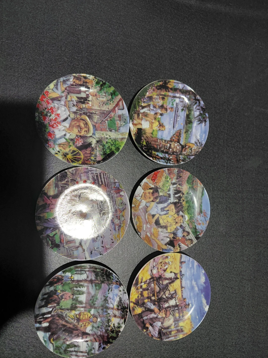 Collection of 6 Decorative Plates - Canadian Portraits