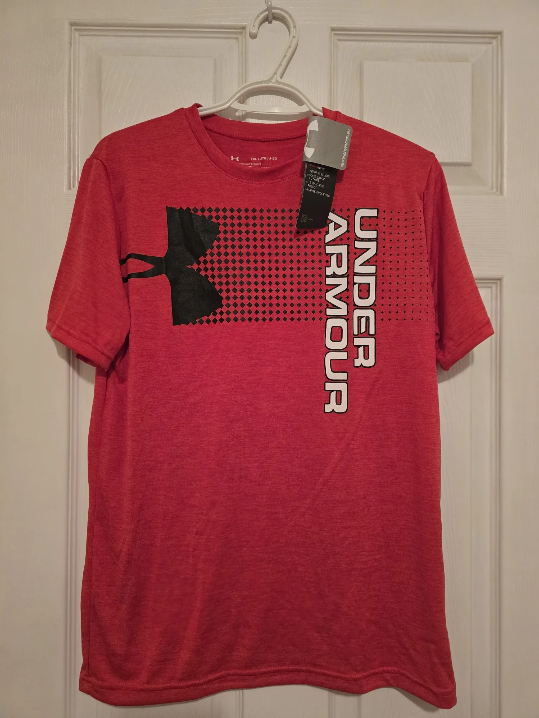 🌱Under Armour Red T-Shirt - YXL/JTG/J-EG