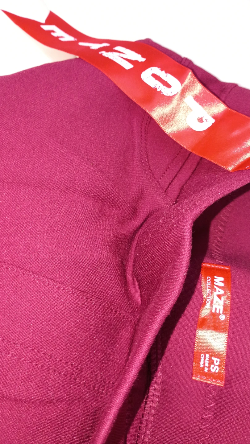 MAZE Collection Ponte Pants - Burgundy - photo 2