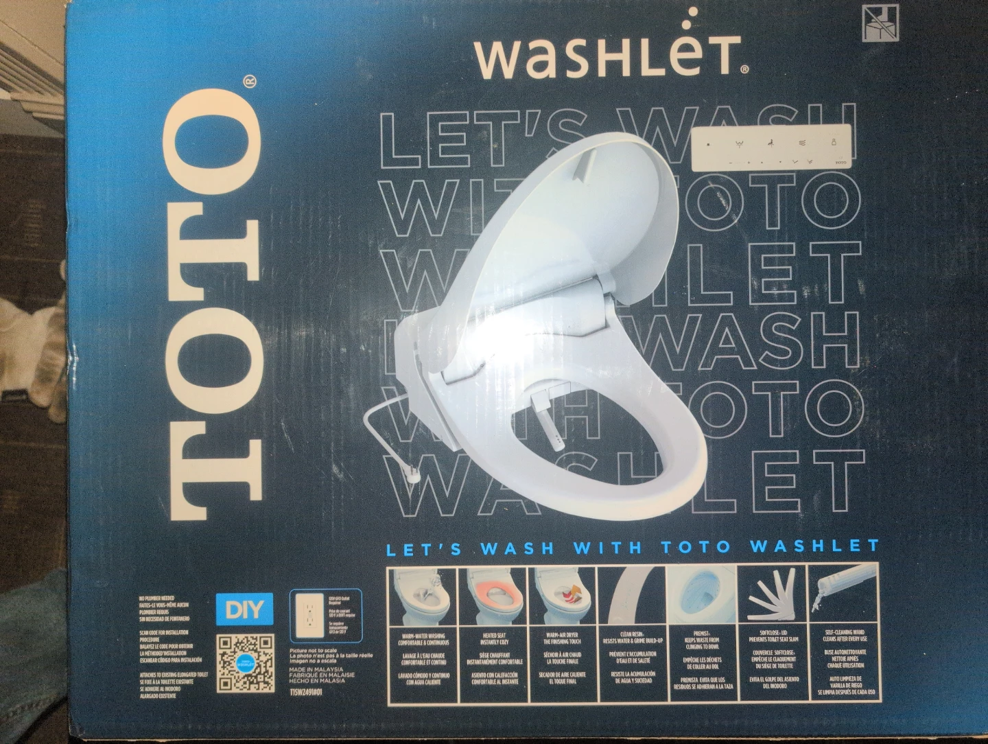 TOTO Washlet Toilet Seat Bidet