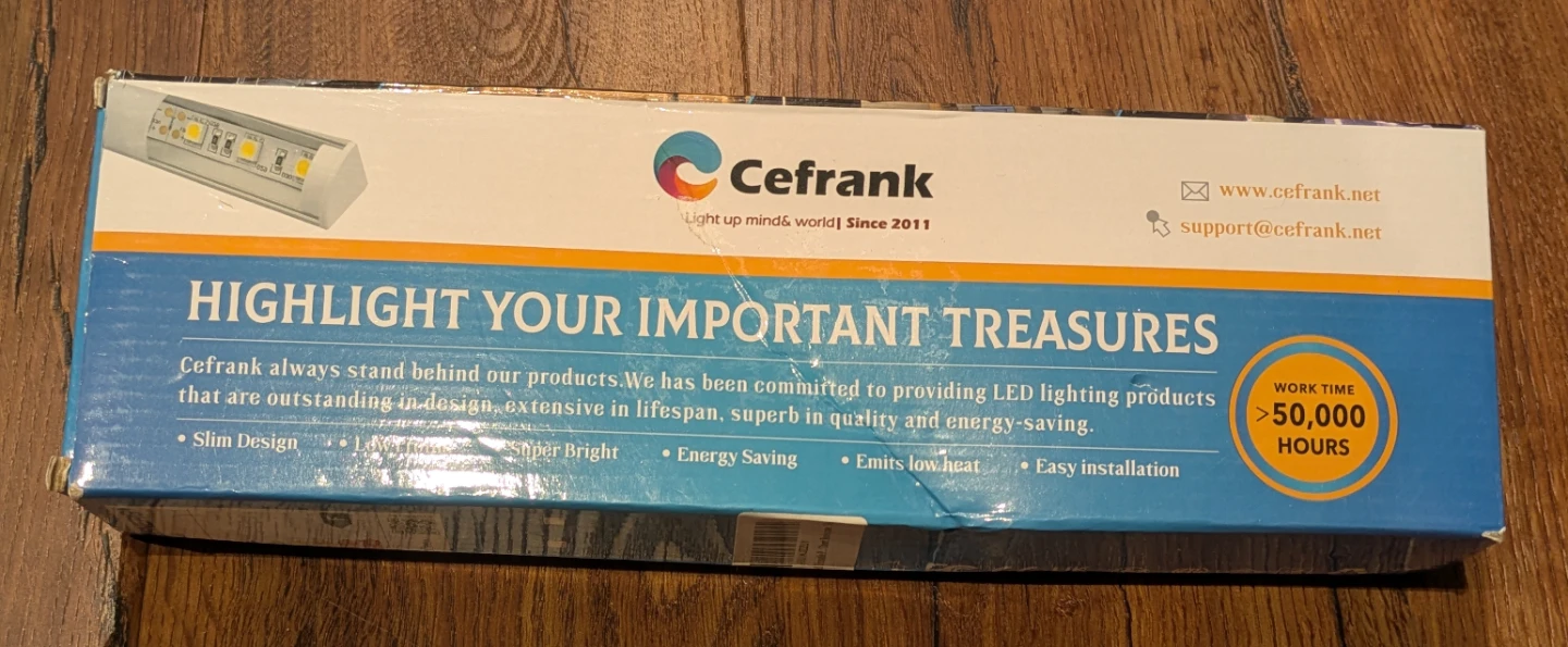 New Cefrank Led Dimmable Closet/Bookcase 6 lights - photo 3