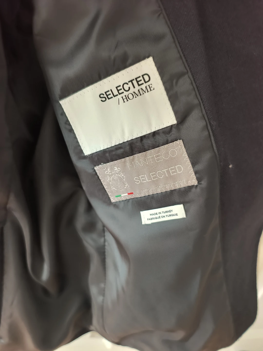 Selected Homme Navy Wool Blazer - 40R - photo 4