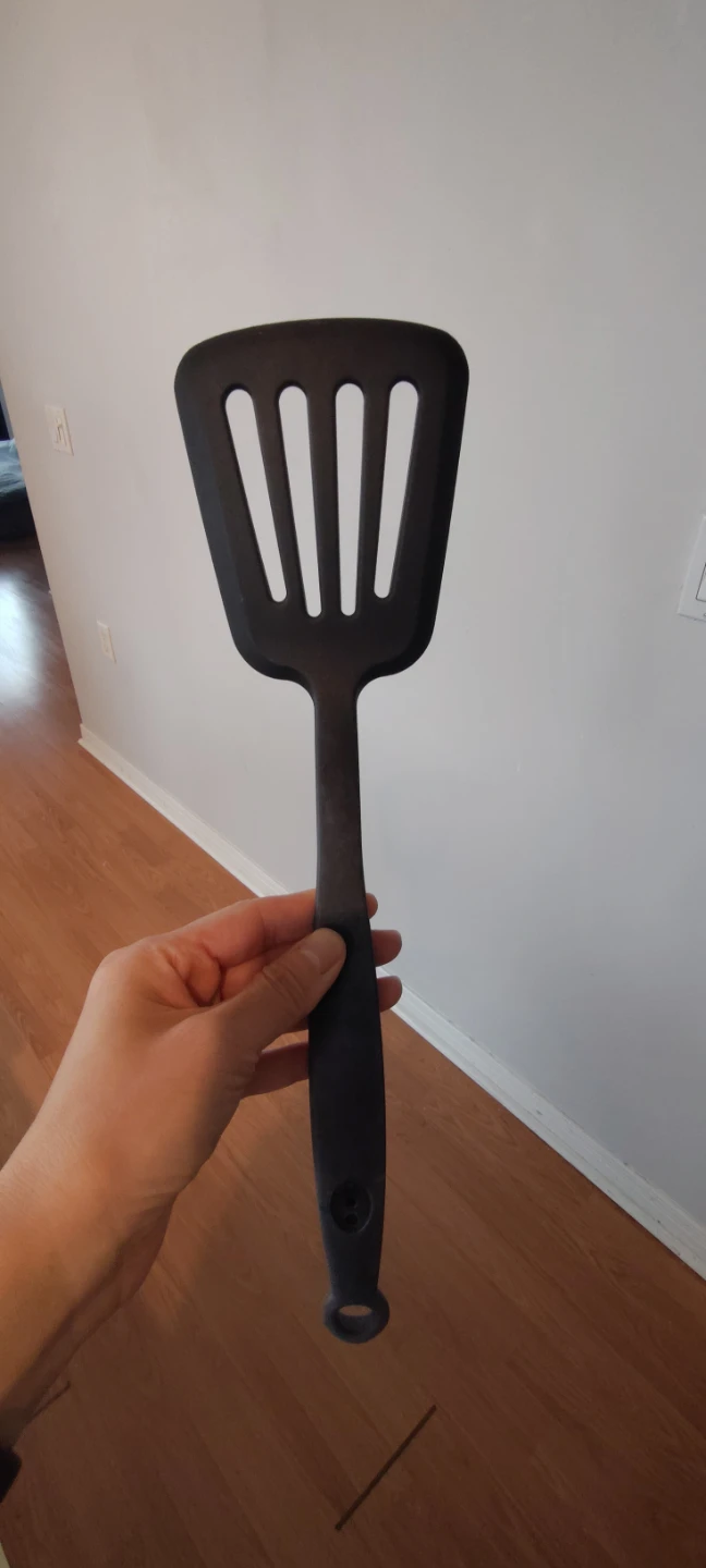Black Slotted Spatula