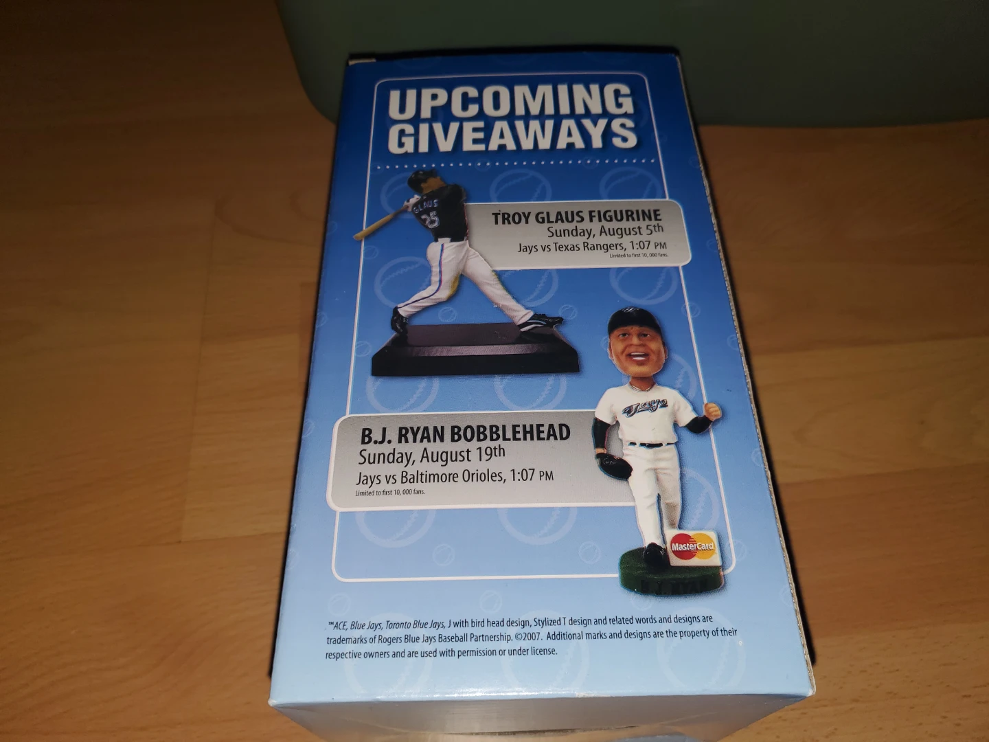 2007 SGA - ACE Bobblehead Toronto Blue Jays Limited Edition - photo 2