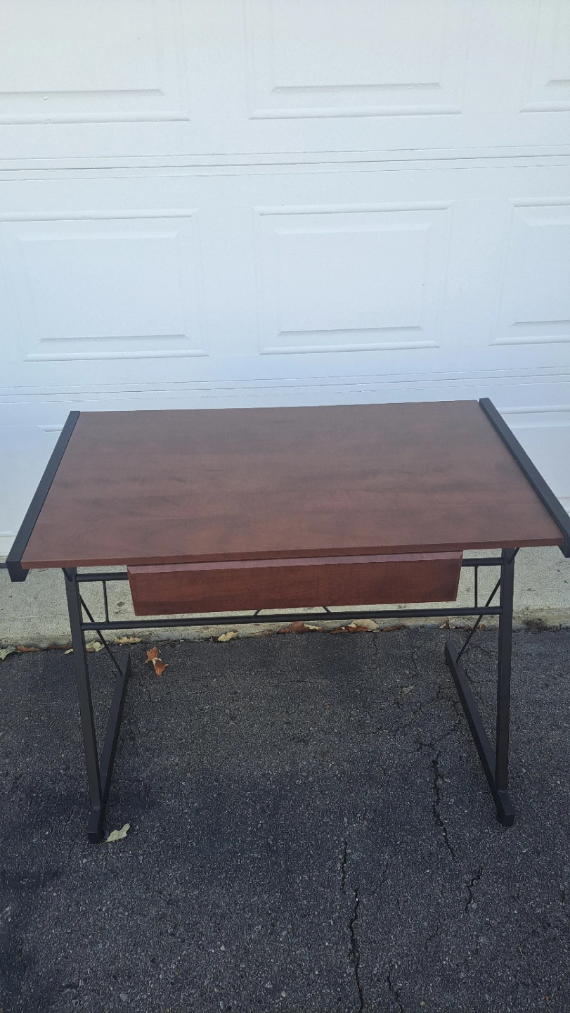 Desk with Metal Frame
