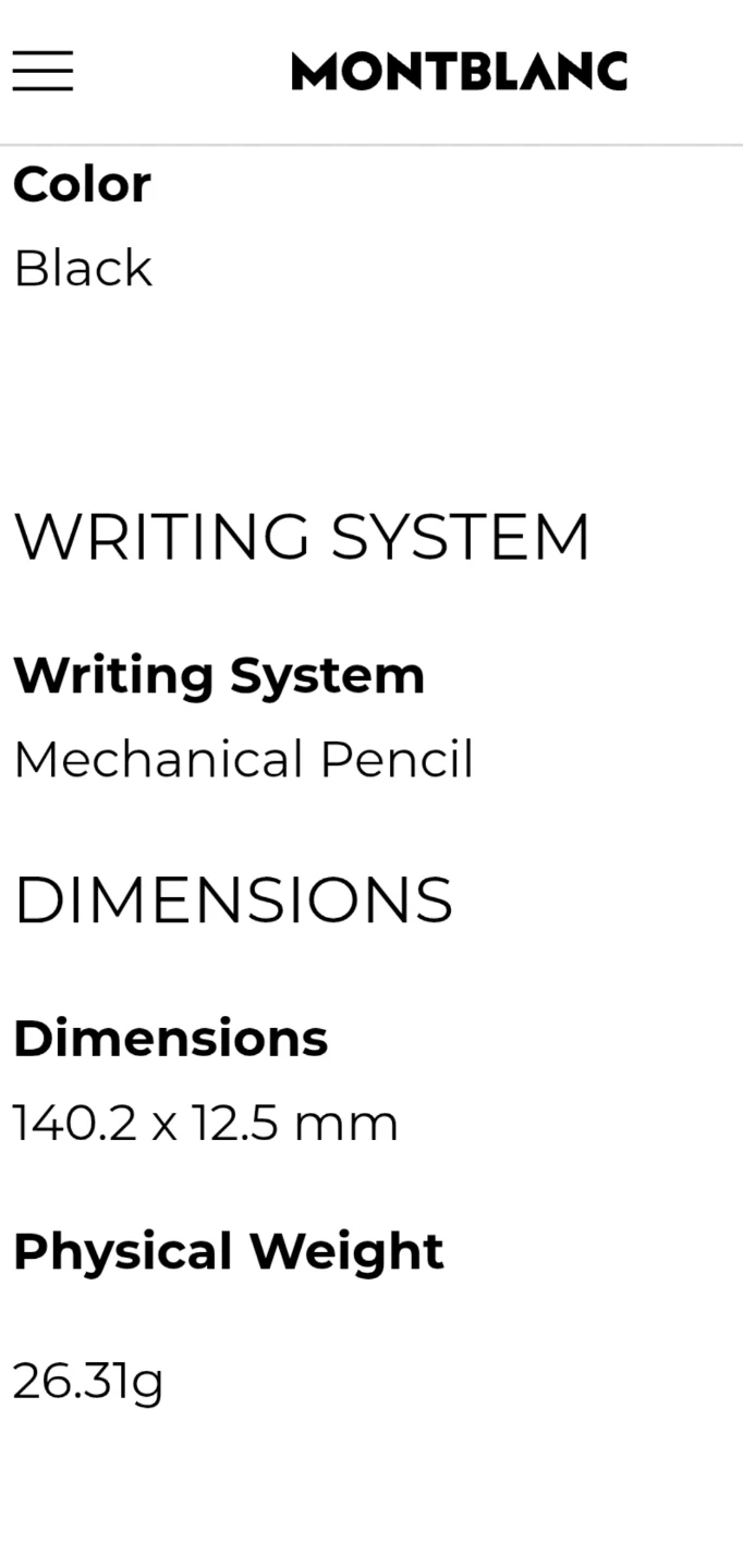 Montblanc Meisterstück Classique Mechanical Pencil - photo 4