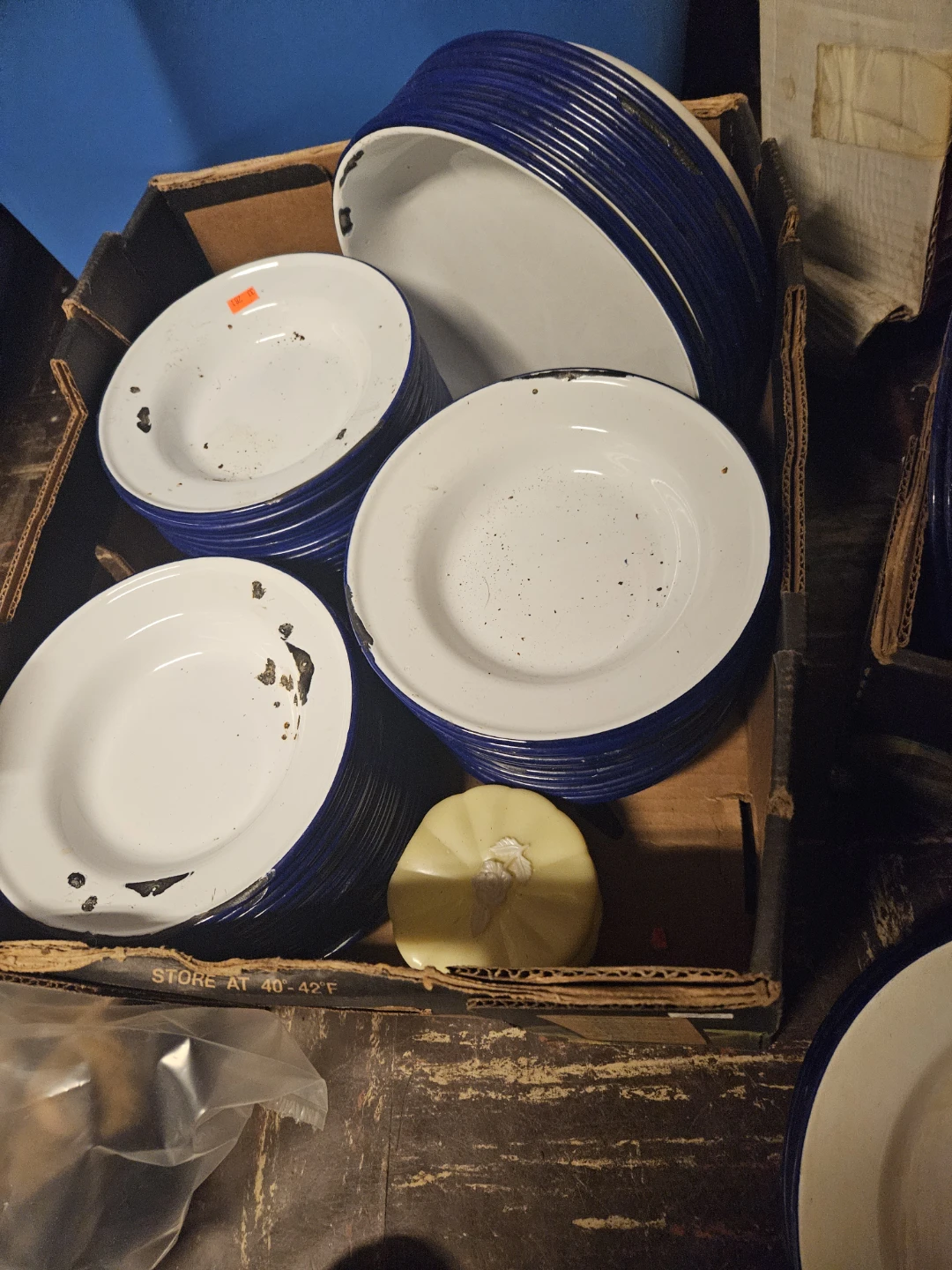 Enamel Plates and Bowls Set - photo 3