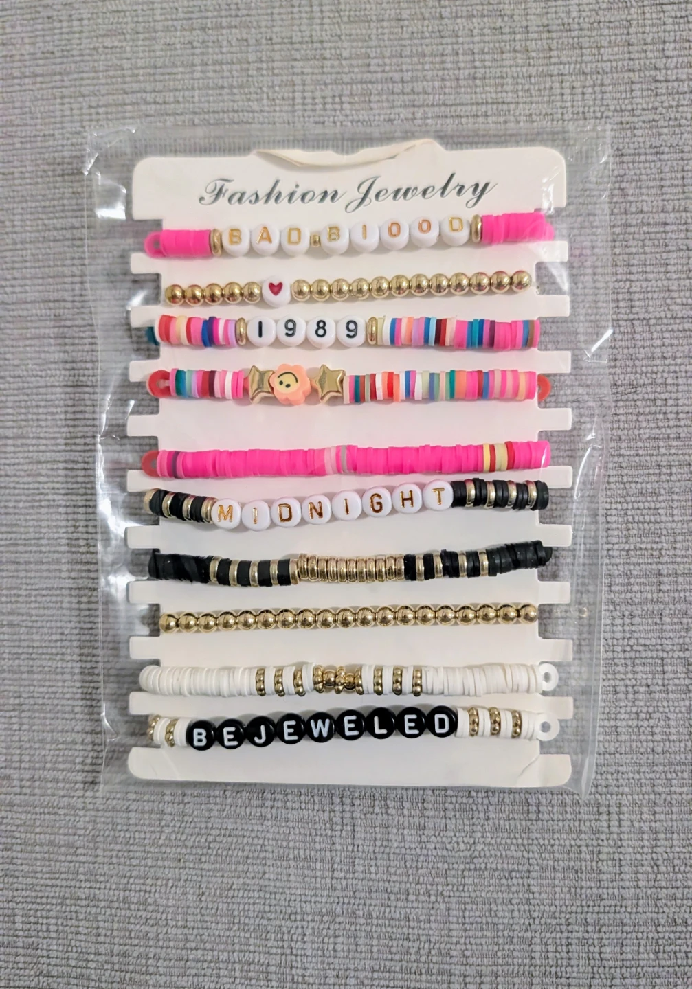 Brand New Taylor Swift Fashion Jewelry Beaded Bracelets Set