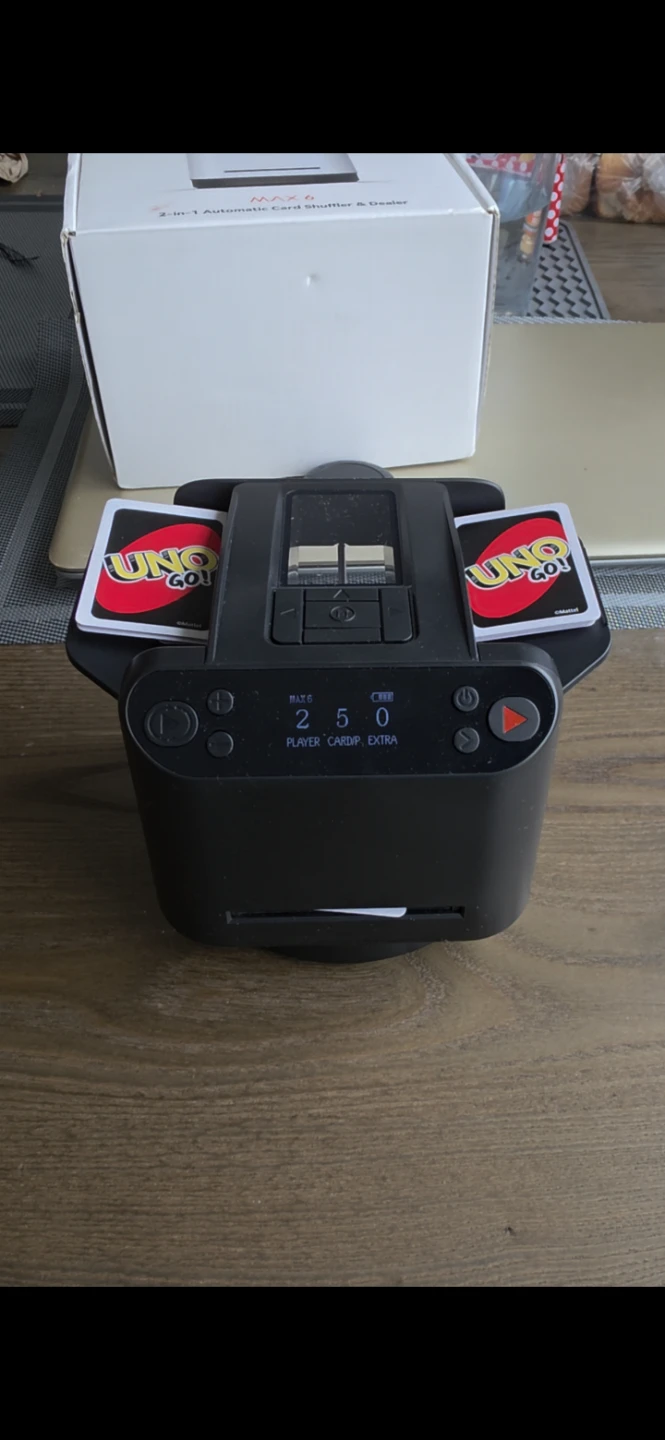 Max 6 - 2-in-1 Automatic Card Shuffler & Dealer (Wireless) - photo 4