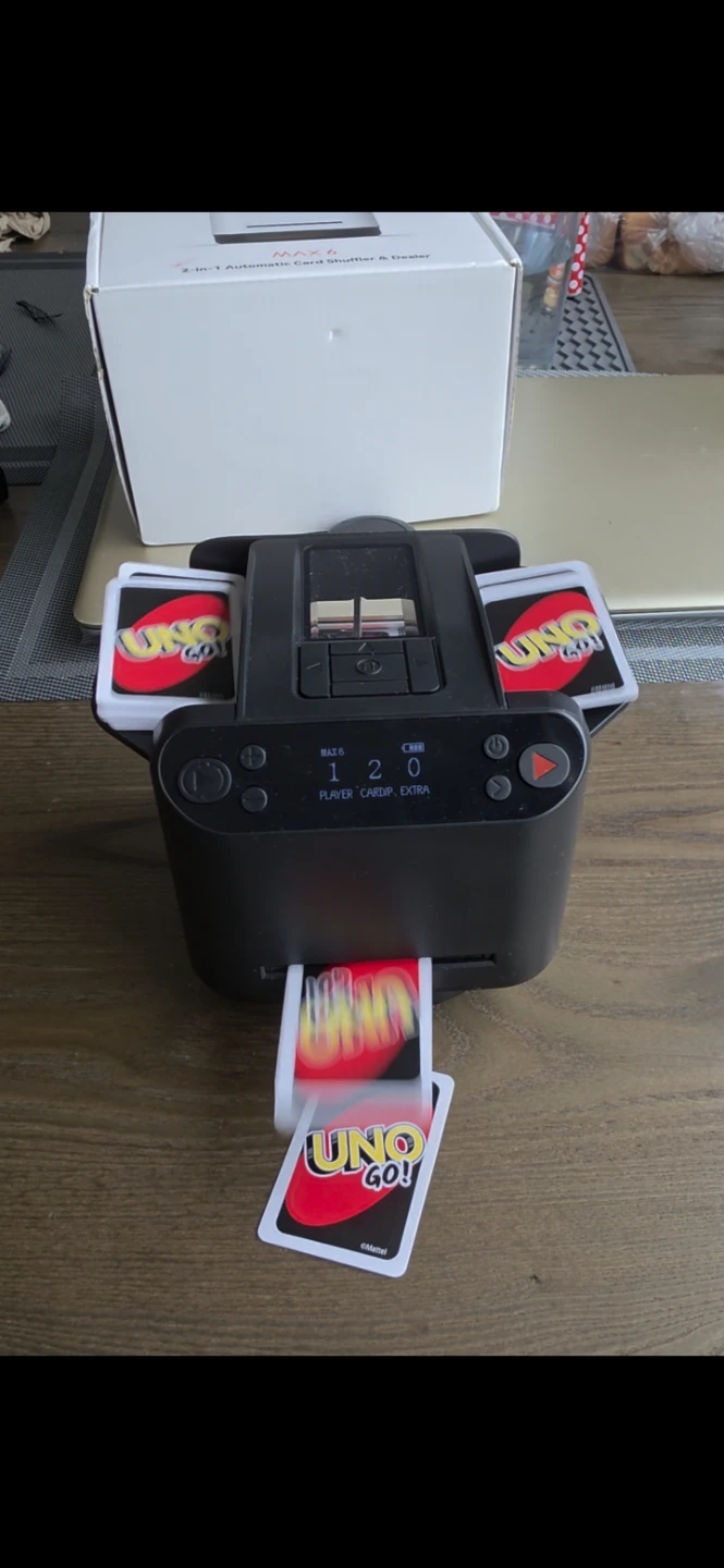 Max 6 - 2-in-1 Automatic Card Shuffler & Dealer (Wireless) - photo 5