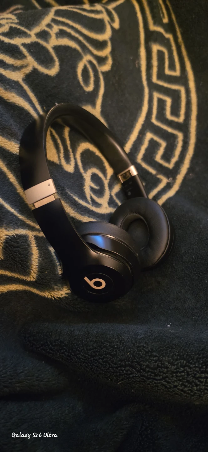 Beats Solo 4  Black and Gold Wireless  Headphones