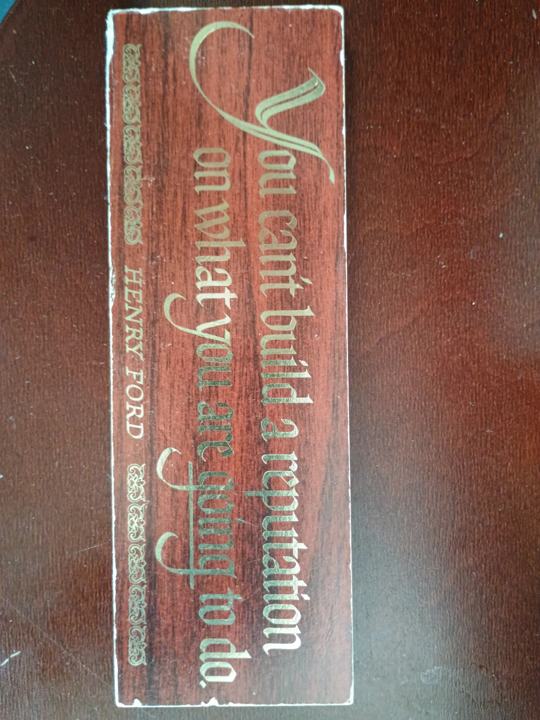 Henry Ford Quote Wood Wall Decor - photo 2