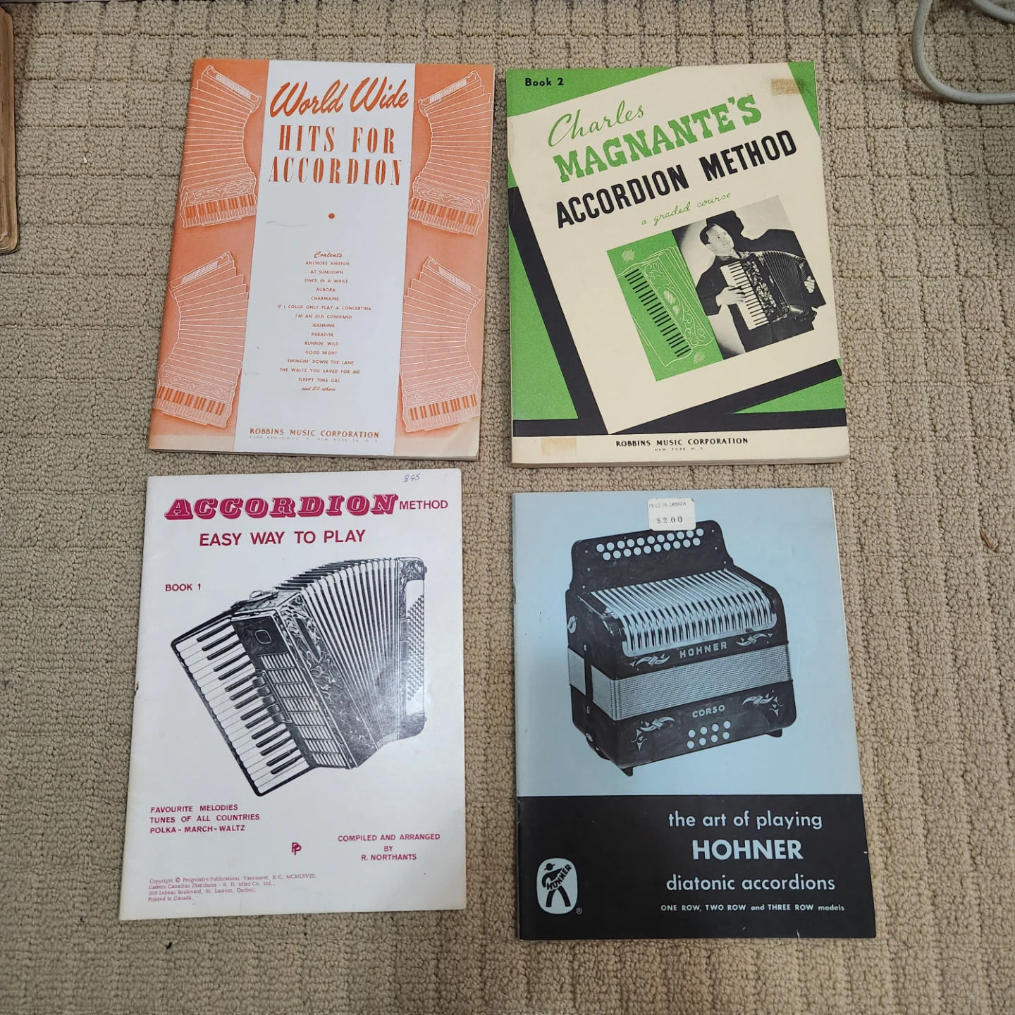 Accordion Sheet Music Book & instruction