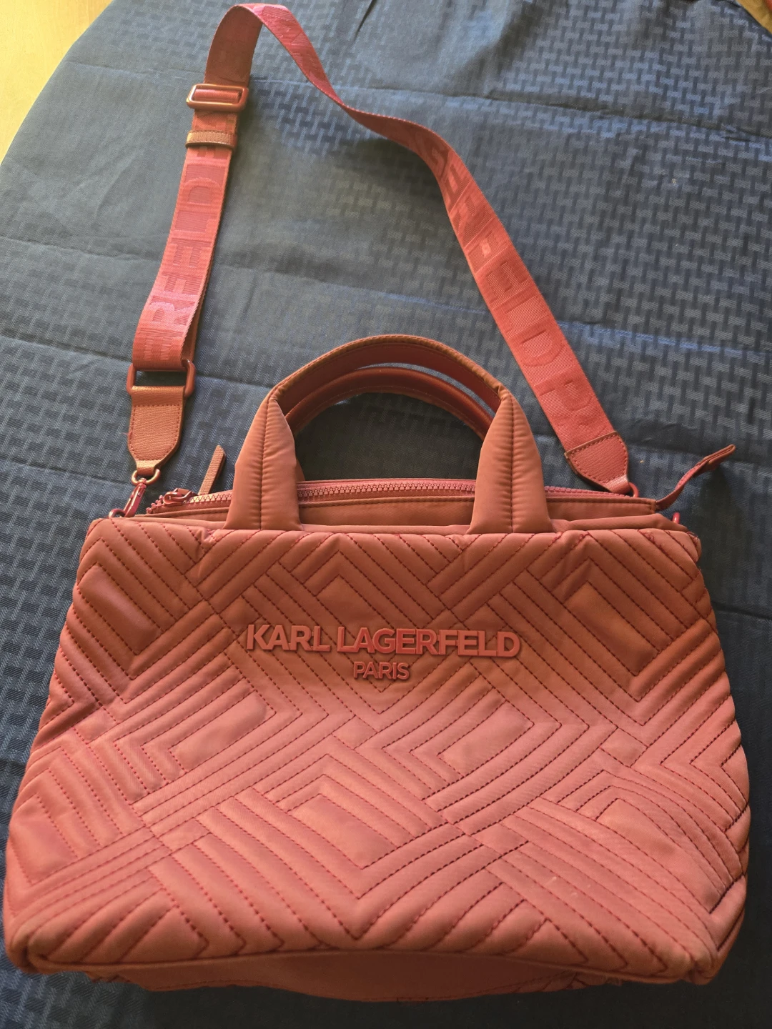 Karl Lagerfeld Paris Quilted Satchel Bag
