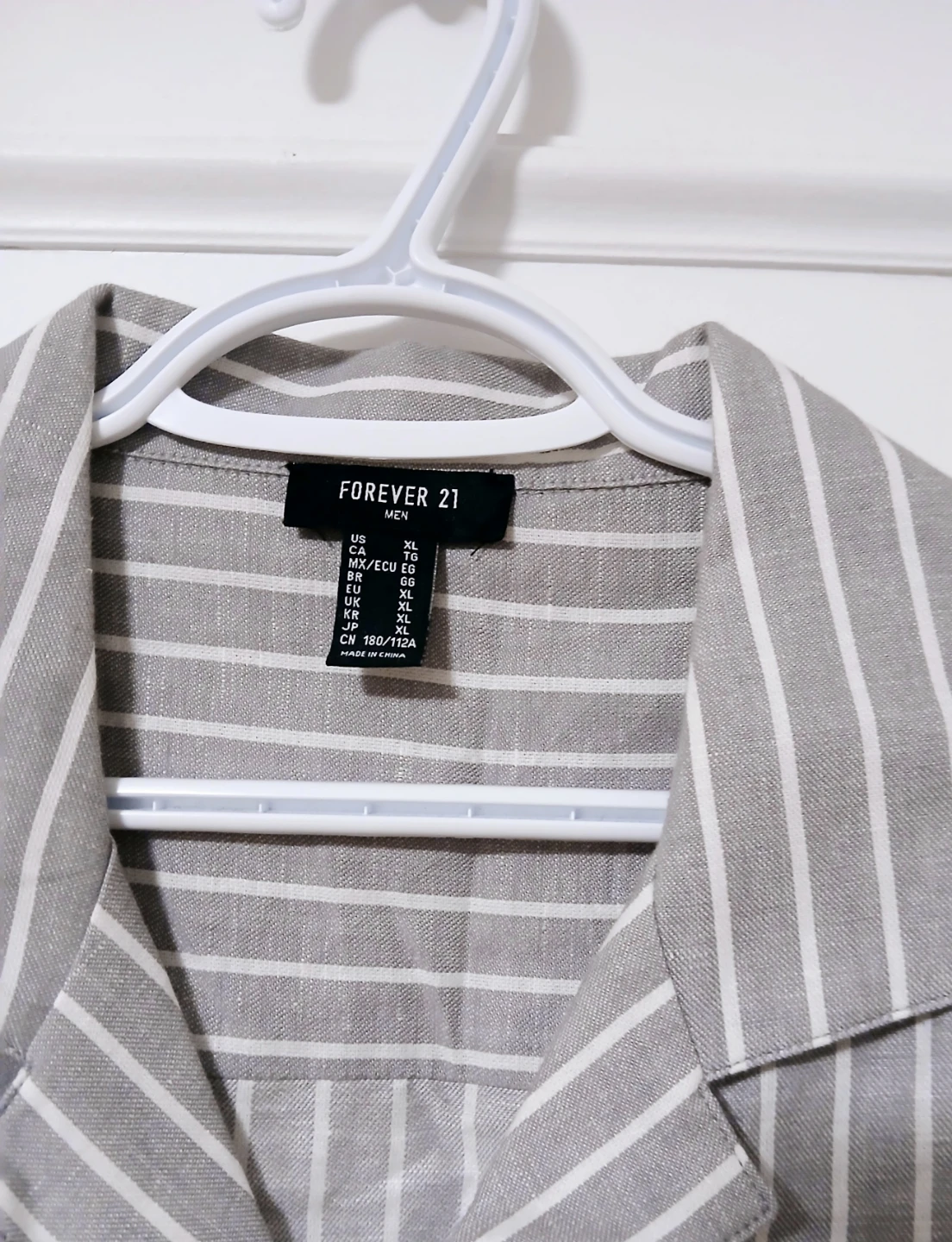 Men's XL Forever 21  Striped Button-Up Shirt - photo 2