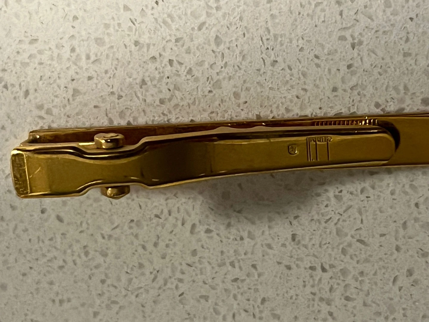 Dunhill Gold Tone Tie Clips (Set of 6) - photo 3