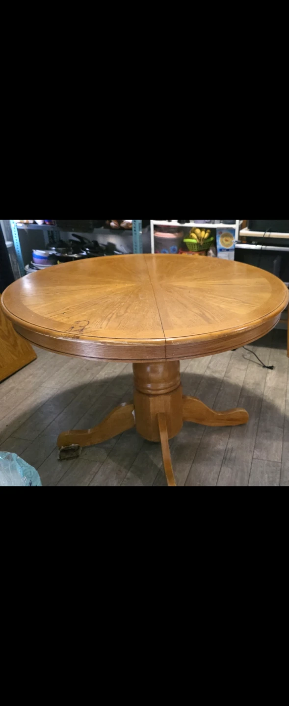 Oak Pedestal Dining Table