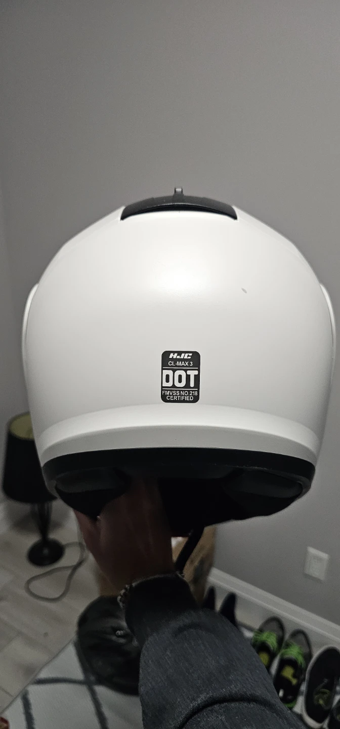 HJC CL-MAX 4 Motorcycle Helmet - White - photo 2