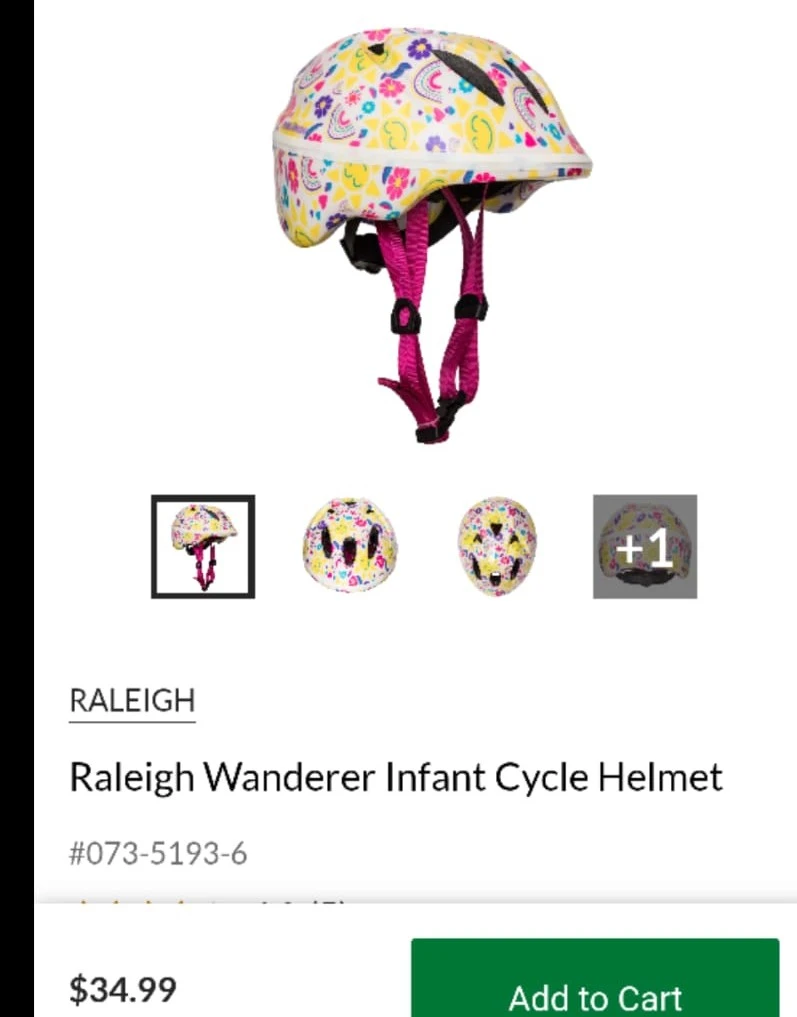 Raleigh Wanderer Infant Cycle Helmet