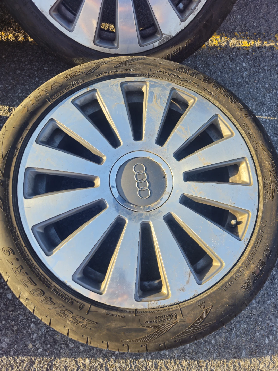 Forged aluminum audi a8 19" wheels + 255/40/19 tires - photo 5
