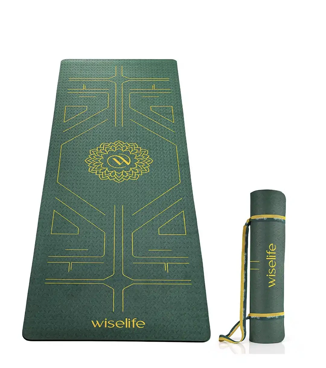 Eco-friendly Anti-Slip Yoga Mat with Strap