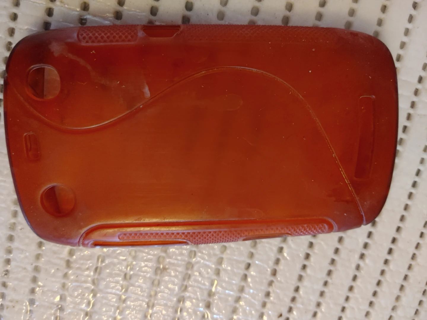 Translucent Orange Phone Case Back Cover - photo 2