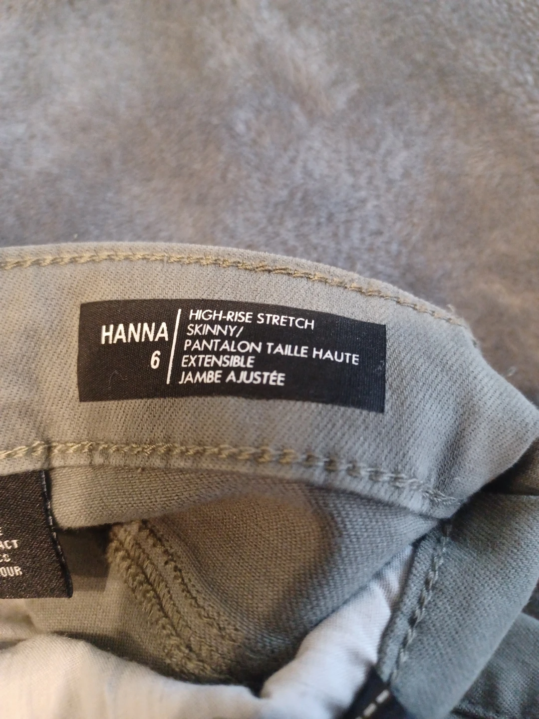 Hanna High-Rise Stretch Skinny Pants Size 6 - photo 3