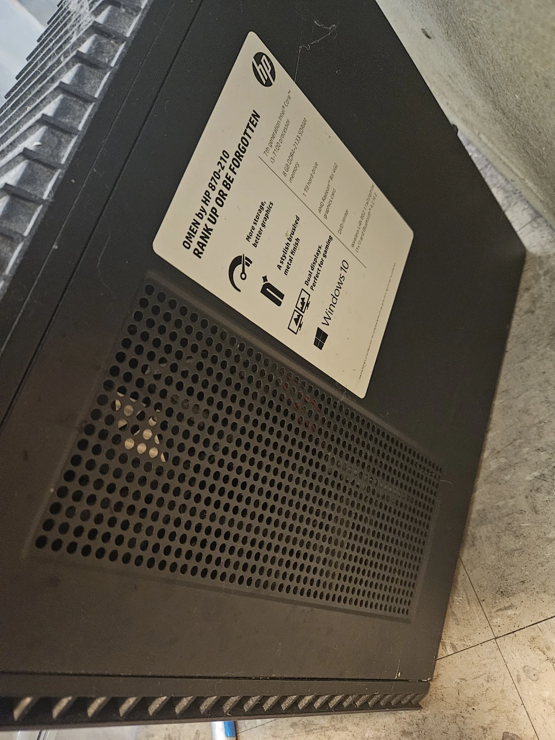 HP OMEN Desktop Computer - photo 2