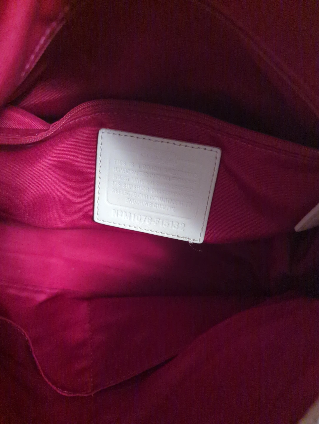 Coach Monogrammed Satchel Bag - photo 3